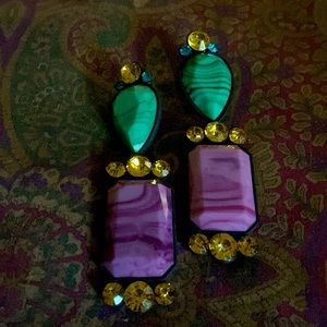 Zara Multi Colored Dangle Earrings